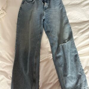 H&M Light Blue Straight Leg Jeans